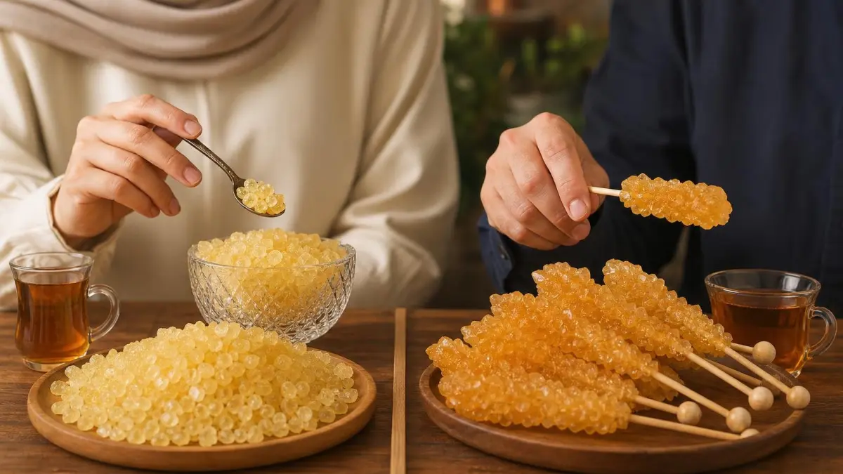 نبات ریز کاشان مال یا شاخه‌ای؟