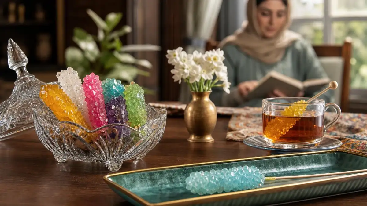 پذیرایی متفاوت با نبات فانتزی